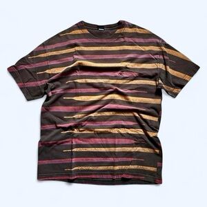 Vintage Striped Lakai Skateboarding Multicolor Men's Shirt L